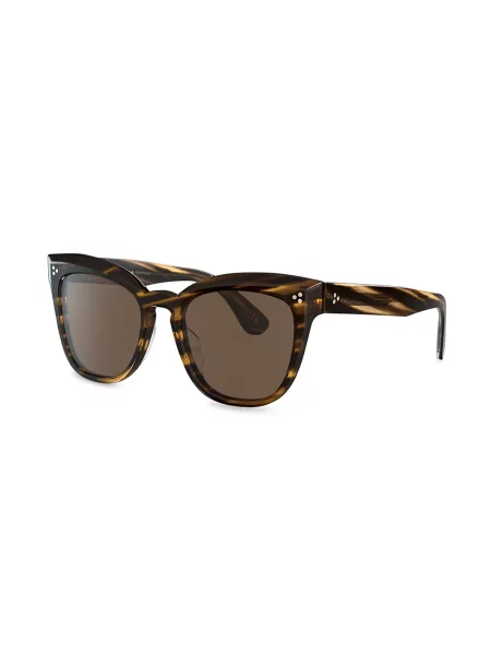 Okulary przeciwsłoneczne Oliver Peoples brązowe