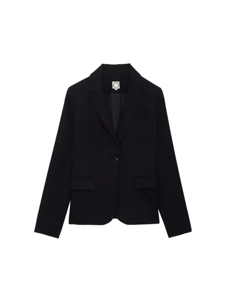 Marynarka Ines De La Fressange Paris wełniana niebieska