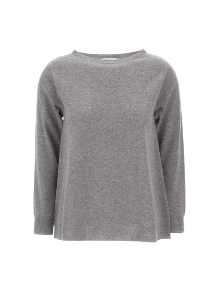 Sweter Kangra wełniany szary