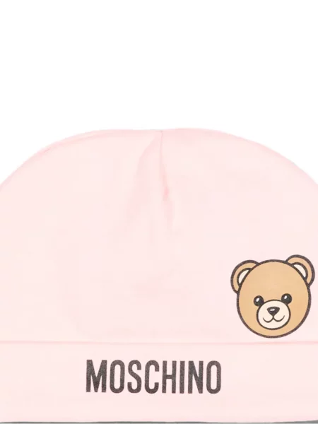 Czapka dziecięca Moschino różowa