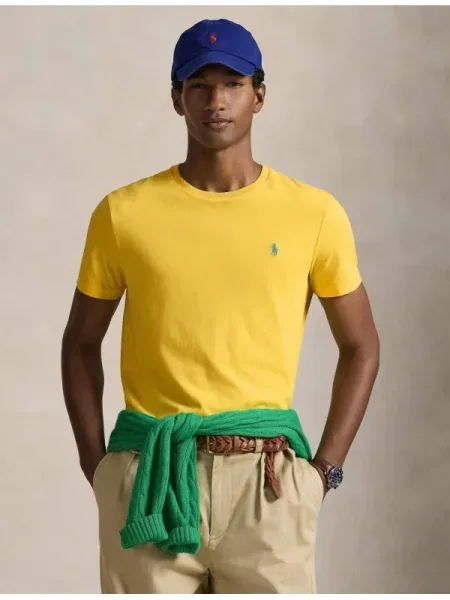 POLO RALPH LAUREN Tricou | Custom slim fit galben