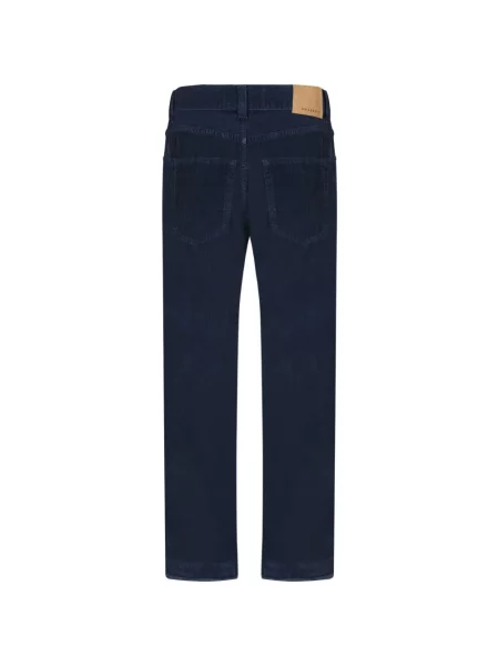 Pantaloni Amaranto de catifea cord albastru
