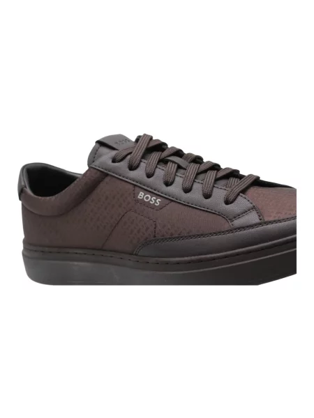 Sneakersy Boss brązowe