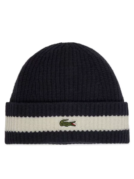 Шапка Lacoste синяя