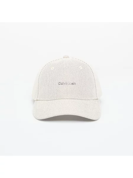 Platno kapa s šiltom Calvin Klein z avtogramom