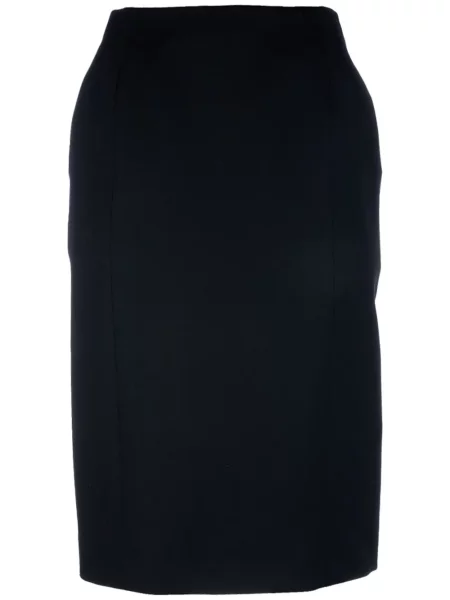 Fustă Balenciaga de lână negru