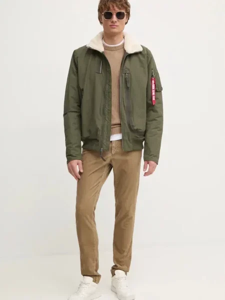 Μπουφάν bomber Alpha Industries ανδρικό πράσινο