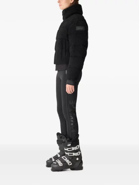 Geacă de schi Mackage din piele de oaie negru