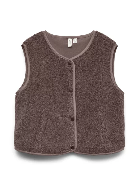 VERO MODA Vestă tricotată VMGILLY' maro