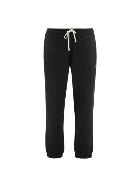 Dzianinowe spodnie dresowe Ralph Lauren czarne