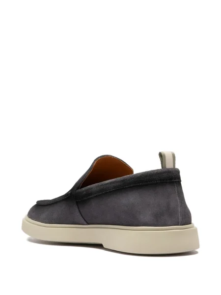 Pantofi loafer Officine Creative din piele de căprioară gri