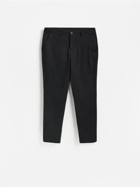 Reserved Pantaloni chino slim fit negru