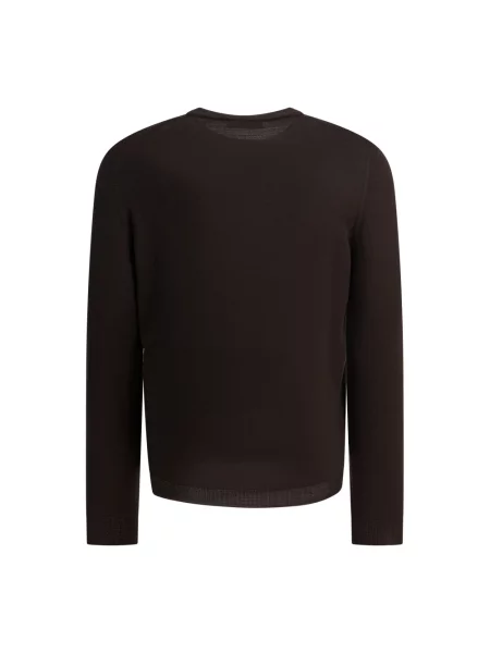 Sweter Zanone wełniany brązowy