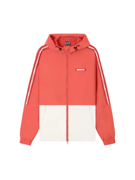 Kurtka Emporio Armani Ea7 z kapturem z logo