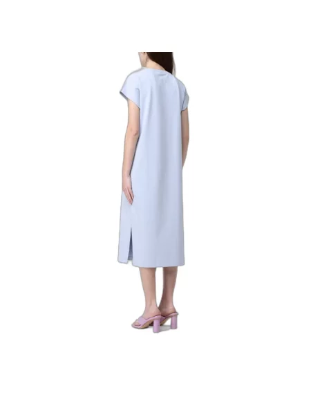 Sukienka koszulowa Emporio Armani Ea7 niebieska