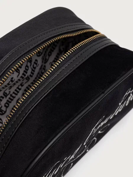 Velúr hátizsák Juicy Couture fekete