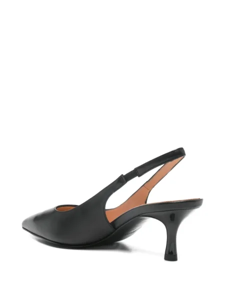 Bateliai Love Moschino slingback su širdelėmis juoda