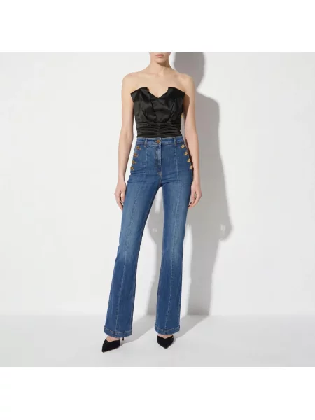 Top Elisabetta Franchi czarny