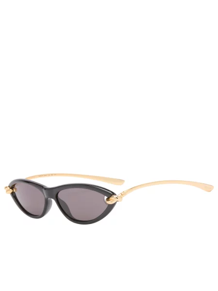 Okulary przeciwsłoneczne Bottega Veneta Eyewear czarne