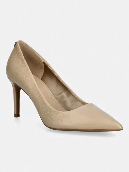 MICHAEL Michael Kors pantofi cu stiletto din piele Alina Flex Pump bej