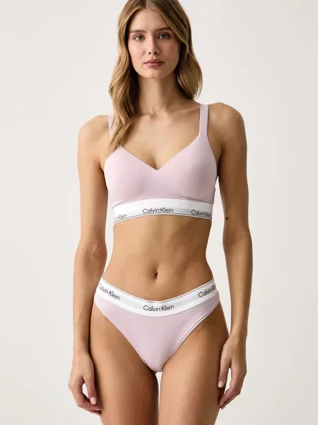 Calvin Klein Underwear brazilky dámske s bavlnou ružová