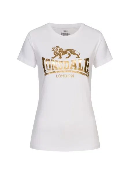 Lonsdale Bantry Футболка Бавовна/еластан білий