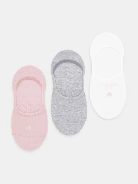 Calvin Klein Kotníkové ponožky růžové
