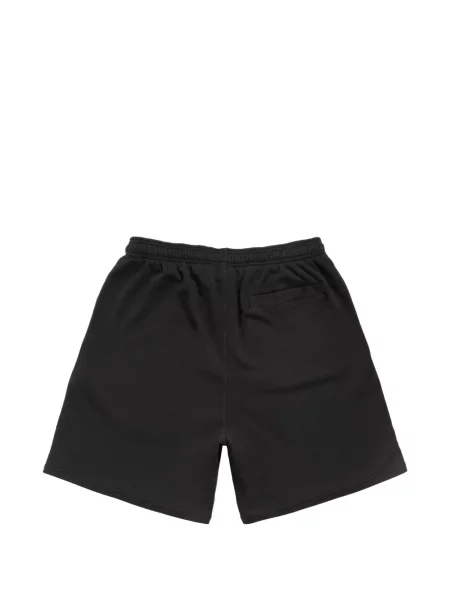 Ușor pantaloni scurți Stüssy din material terry negru