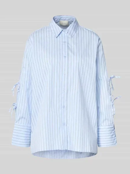 Bluzka koszulowa z listwą guzikową model ‘Selini’ Neo Noir