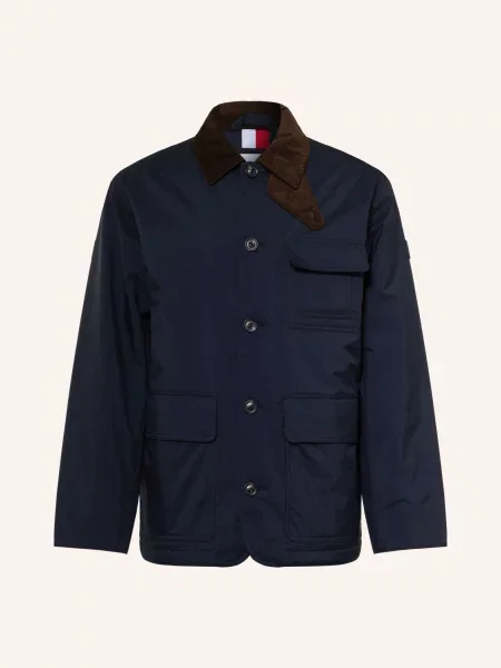 Tommy Hilfiger Bunda tmavě / tmavě hnědá modrá