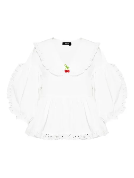 Bluzka Anouki z falbankami biała