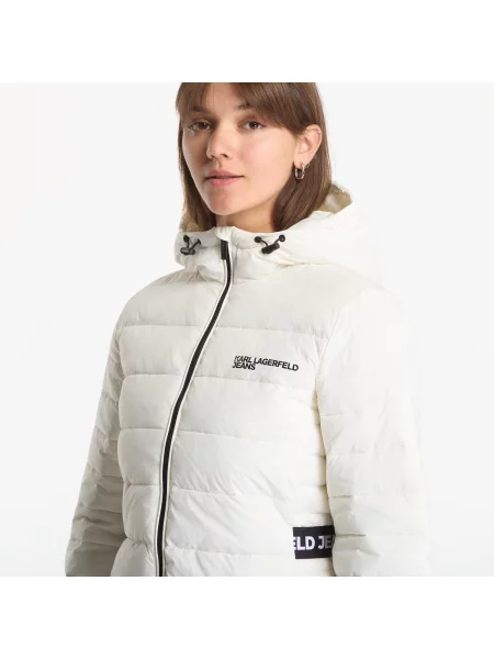 Яке Karl Lagerfeld Jeans Light Padded Logo Jacket Egret M