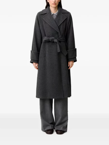 Vilnonis paltas Claudie Pierlot pilka