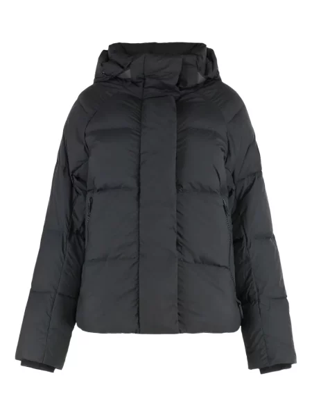 Geacă cu puf Canada Goose cu glugă negru