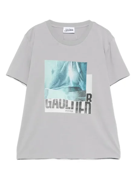 Tricou Jean Paul Gaultier cu imagine gri