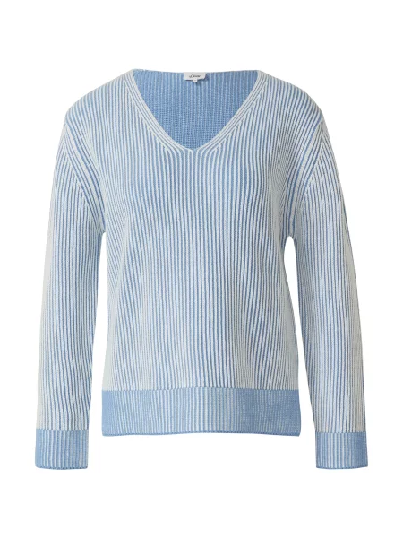 S.Oliver Pulover albastru regal alb