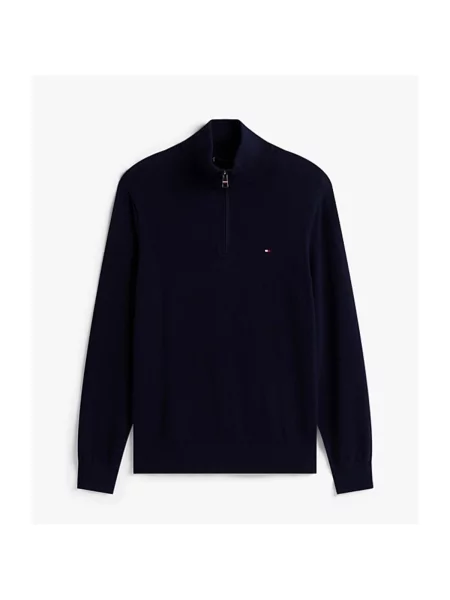 Kašmírový svetr Tommy Hilfiger modrý