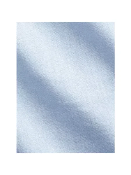 Lniana koszula Polo Ralph Lauren niebieska
