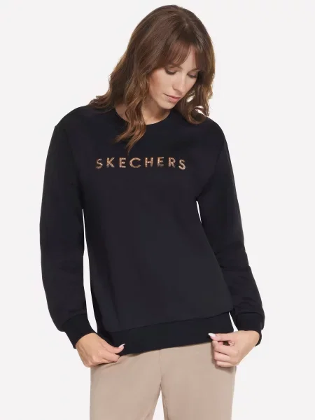 Світшот Skechers SKECHERS BLING CREW бавовна/поліестер