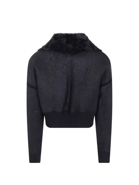 Decupat geacă Rick Owens negru
