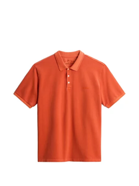 Tricou polo Woolrich portocaliu