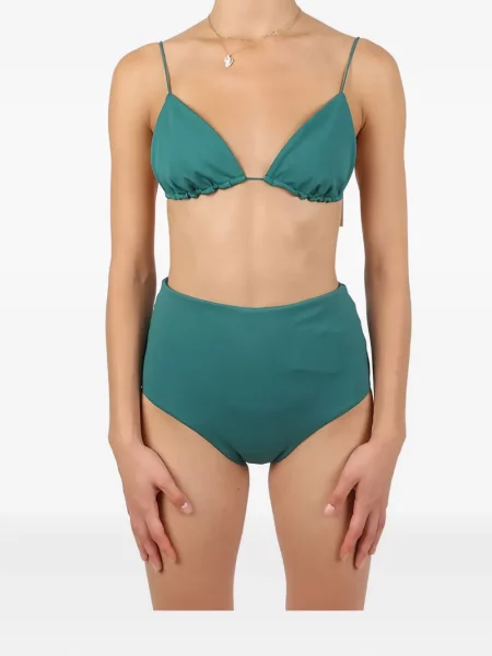 Bikini St. Agni cu talie înaltă verde