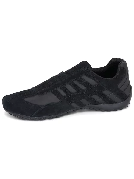 Pantofi Geox cu model piele de șarpe negru