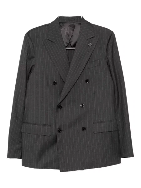 Costum Lardini cu dungi de costum gri