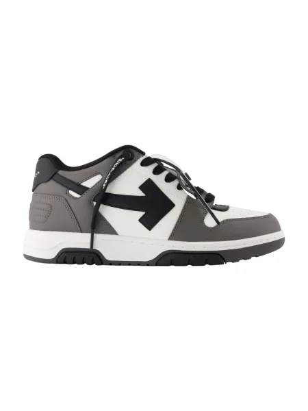 Sneakersy Off-white biznesowe białe