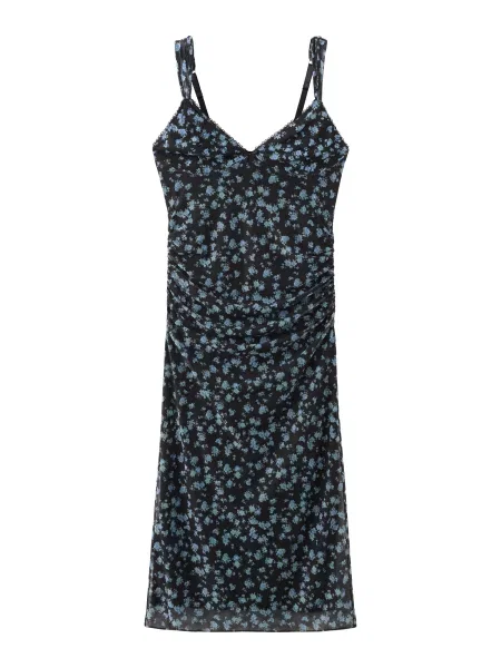 MANGO Rochie POSITANO opal / verde negru