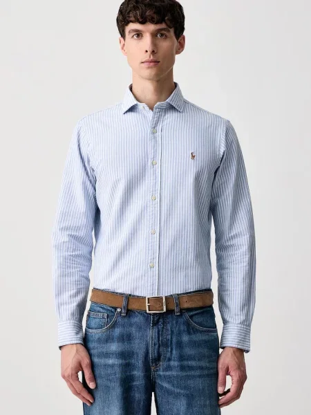 Polo Ralph Lauren cămașă pentru bărbați din albastru