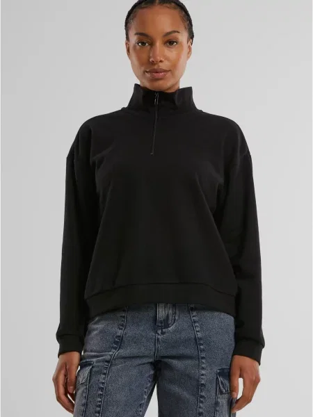 Froté mikina Urban Classics čierna