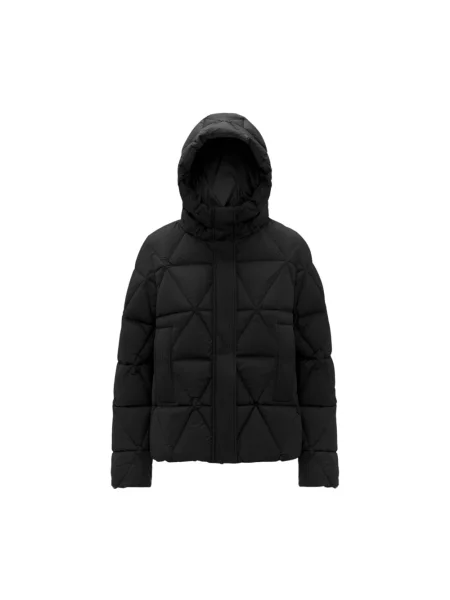 Termiczny kurtka K-way z mikrofibry czarna