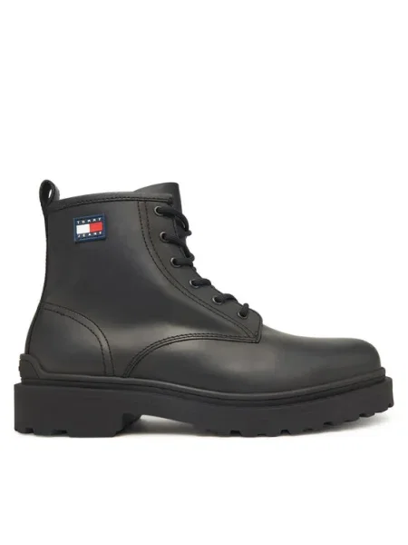 Tommy Jeans Ghete Tjm Lace Up Rubberized negru